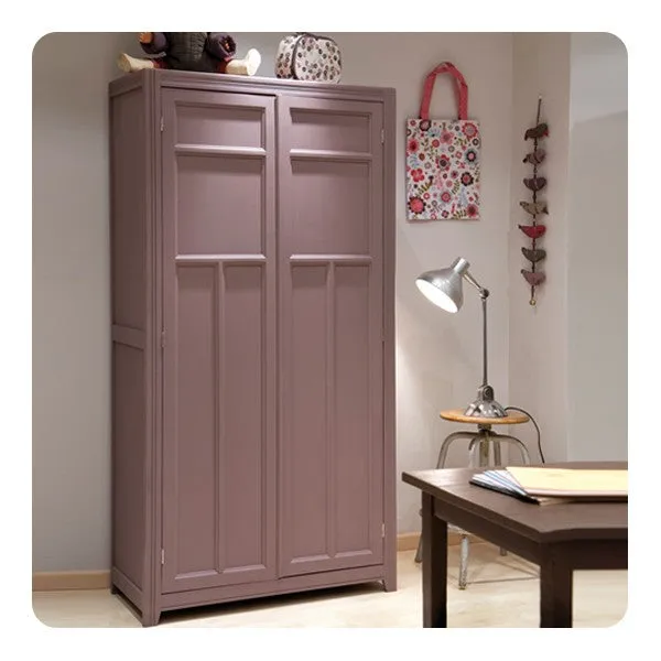 Laurette Armoire Parisienne Wardrobe Grey / Grey (Pre-Order; Est. Delivery in 3-4 Months)