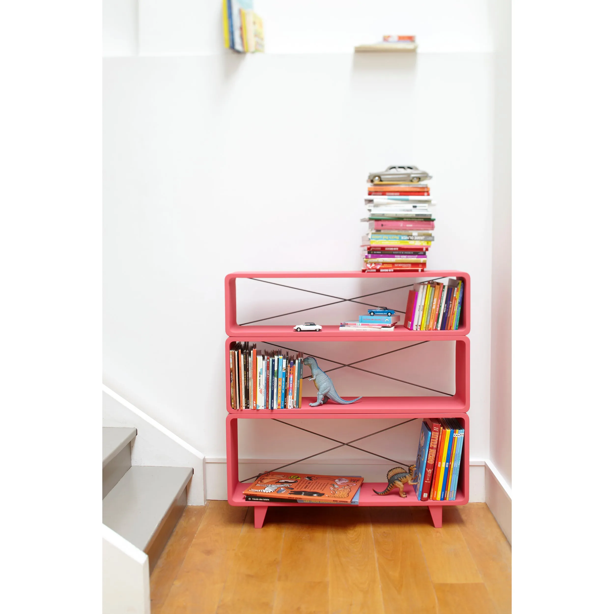 Laurette Bibliothèque Millefeuille Library Shelf Bubble Gum (Pre-Order; Est. Delivery in 3-4 Months)