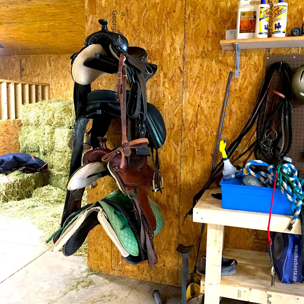 Loudoun English & Western Horse Saddle Storage Rack