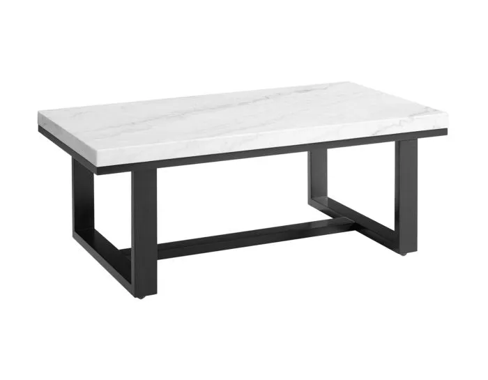 Lucca 3-Piece Marble Top Set (Cocktail & 2 End Tables)