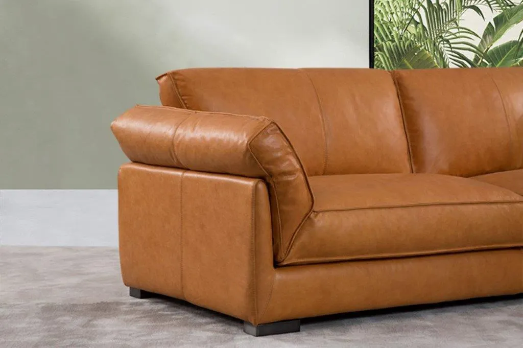 Macedon Leather Sofa