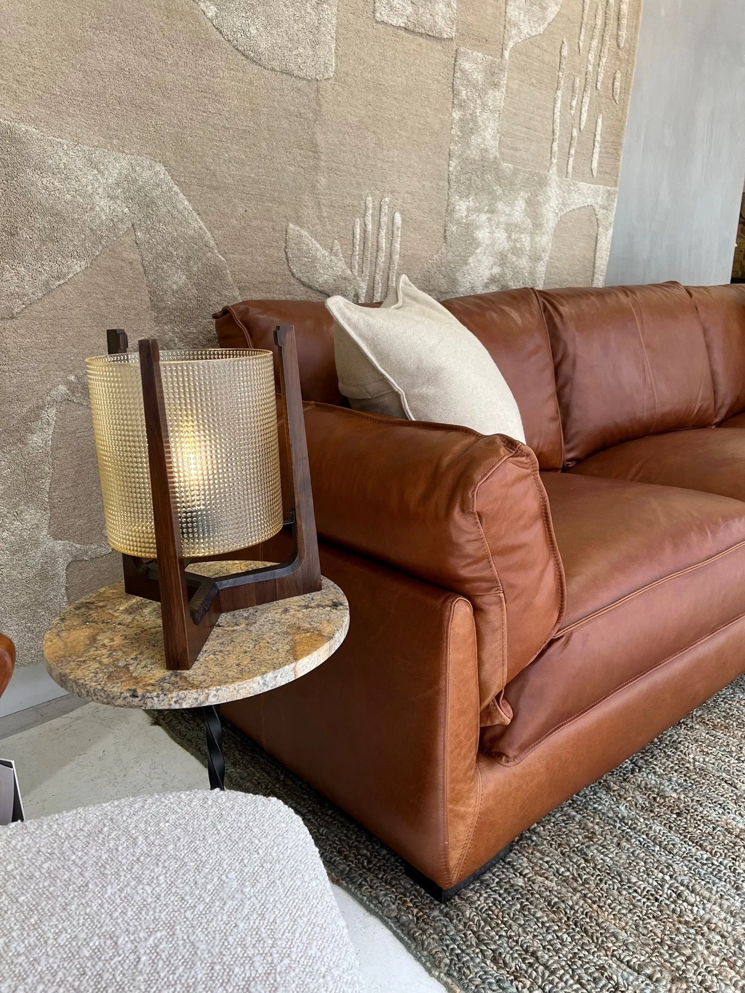 Macedon Leather Sofa