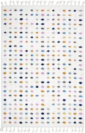 Madrid 230cm x 160cm Polka Dot Pattern Rug - Multi Colour