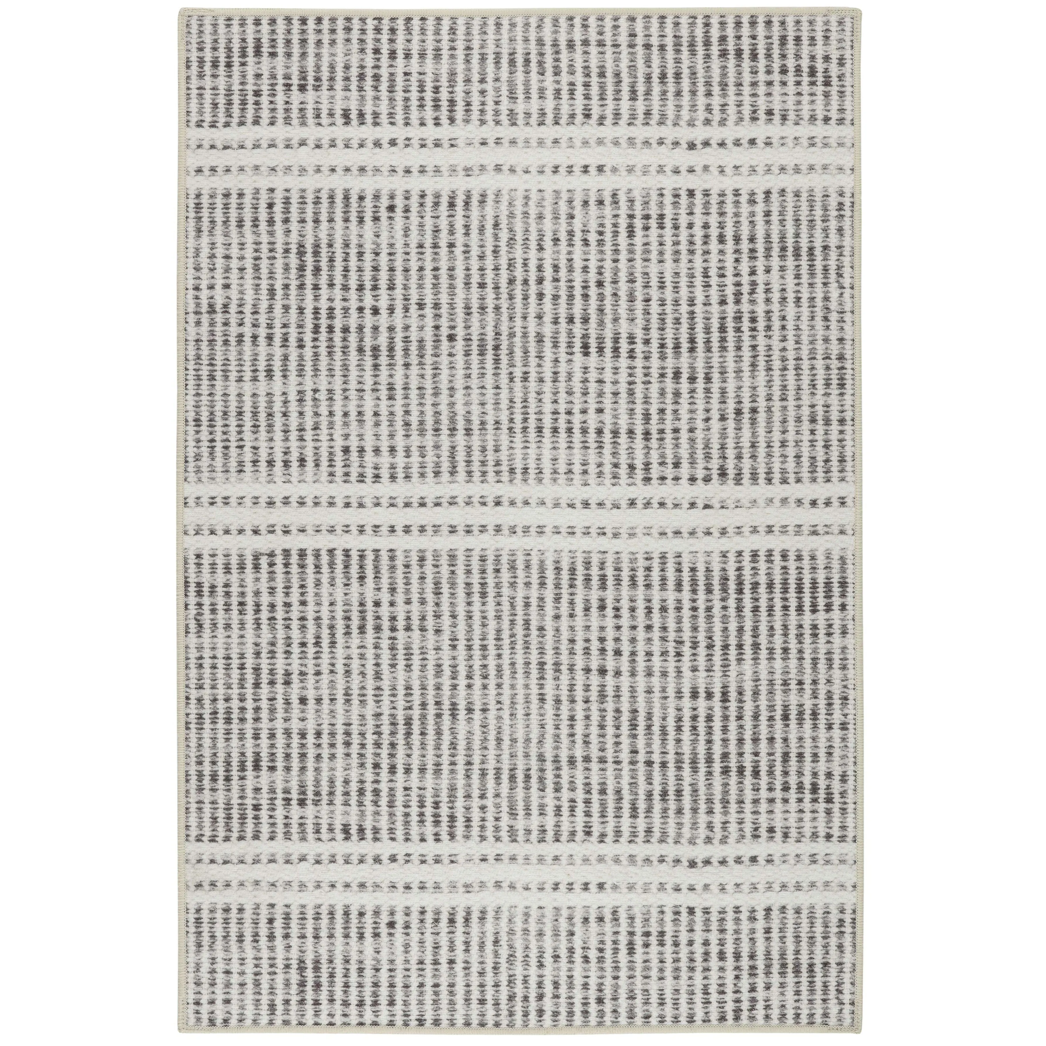 Malta Grey Machine Washable Rug