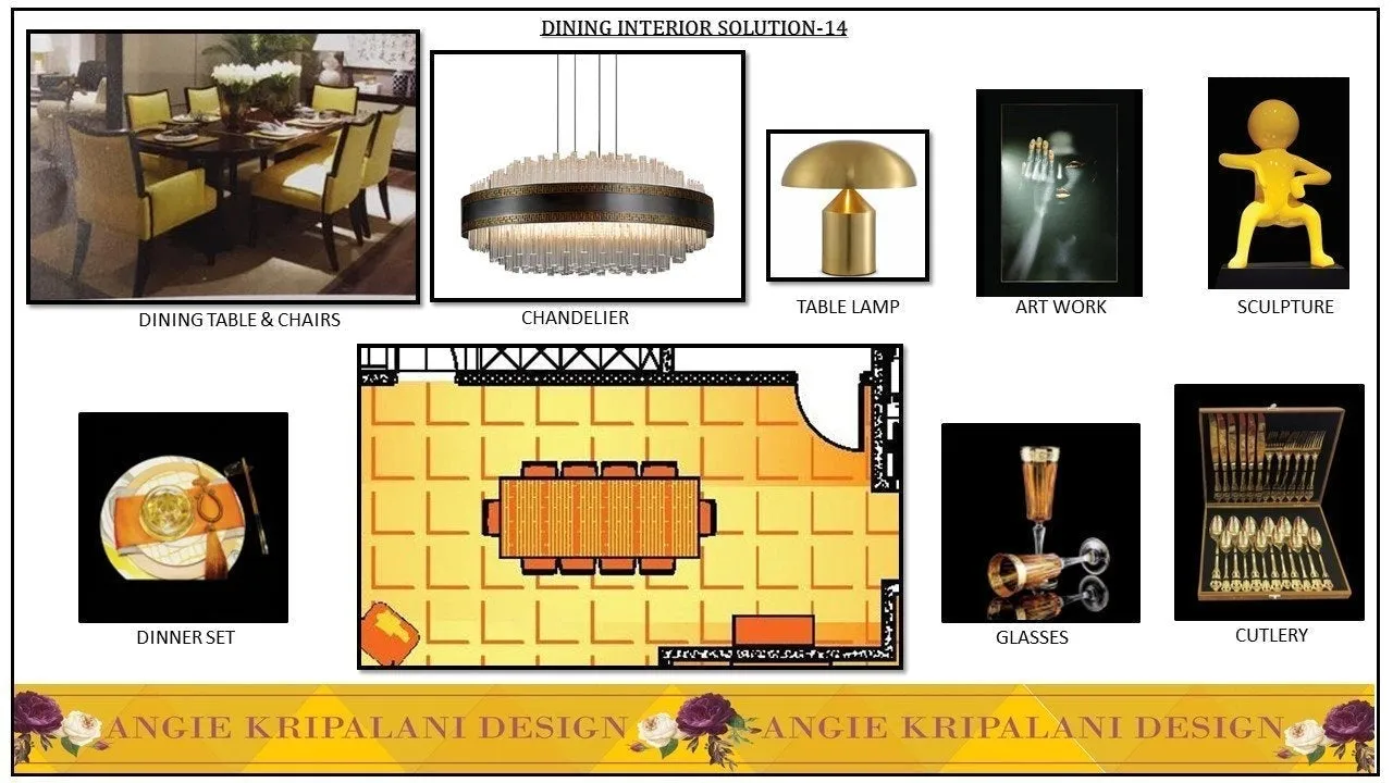 Modern Dining Room Area Interior Solutions