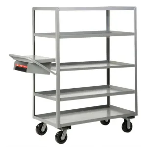 Multi-Shelf Order Picking Truck (5 Shelves w/ Lips)