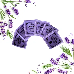 Mysore Lavender Fragrance Sachet - 6 nos | Lavendar sachets for Your Wardrobe, Cupboard, Closet, Drawers, Purses, Handbags, Clothes, Saree, Dress, Laundry & Puja Temple|Eco-Friendly Cloth Pouch