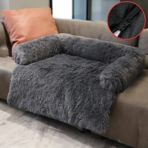 New Washable Plush Warm Pet Dog Bed Sofa Winter Removable Plush Soft