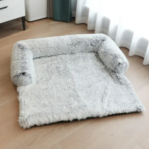 New Washable Plush Warm Pet Dog Bed Sofa Winter Removable Plush Soft