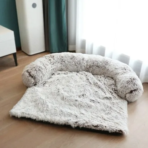 New Washable Plush Warm Pet Dog Bed Sofa Winter Removable Plush Soft