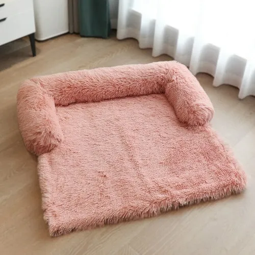 New Washable Plush Warm Pet Dog Bed Sofa Winter Removable Plush Soft