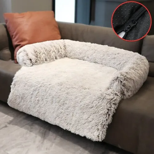 New Washable Plush Warm Pet Dog Bed Sofa Winter Removable Plush Soft