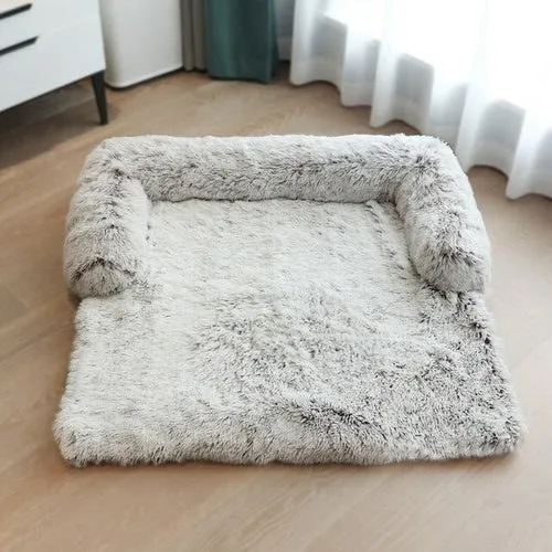 New Washable Plush Warm Pet Dog Bed Sofa Winter Removable Plush Soft