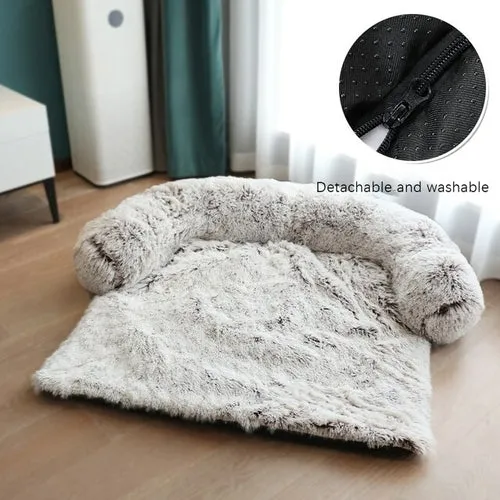 New Washable Plush Warm Pet Dog Bed Sofa Winter Removable Plush Soft