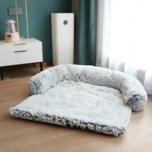 New Washable Plush Warm Pet Dog Bed Sofa Winter Removable Plush Soft