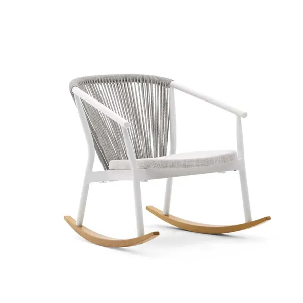 Outdoor Furniture Braid And Rope Rocking Chairs - Elegente