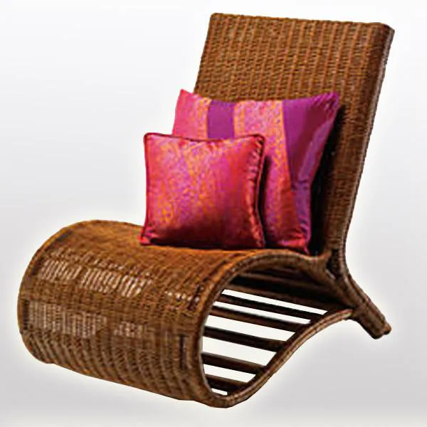 Outdoor Furniture Wicker Easy Lazy Chair - Play