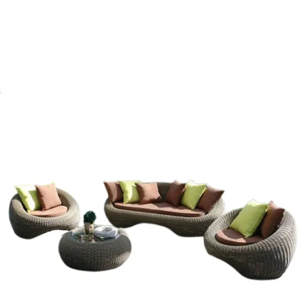 Outdoor furniture Wicker Sofa - Blue Eye