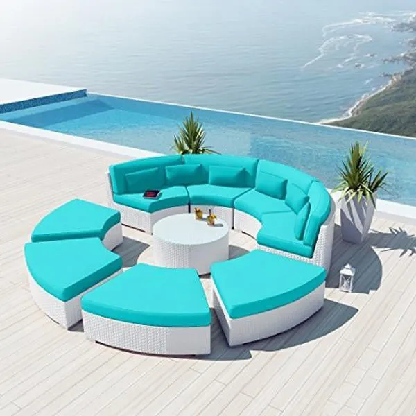 Outdoor furniture Wicker Sofa - Rainbow