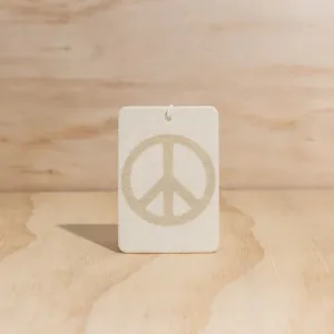 Peace Sign Oatmeal | Air Freshener