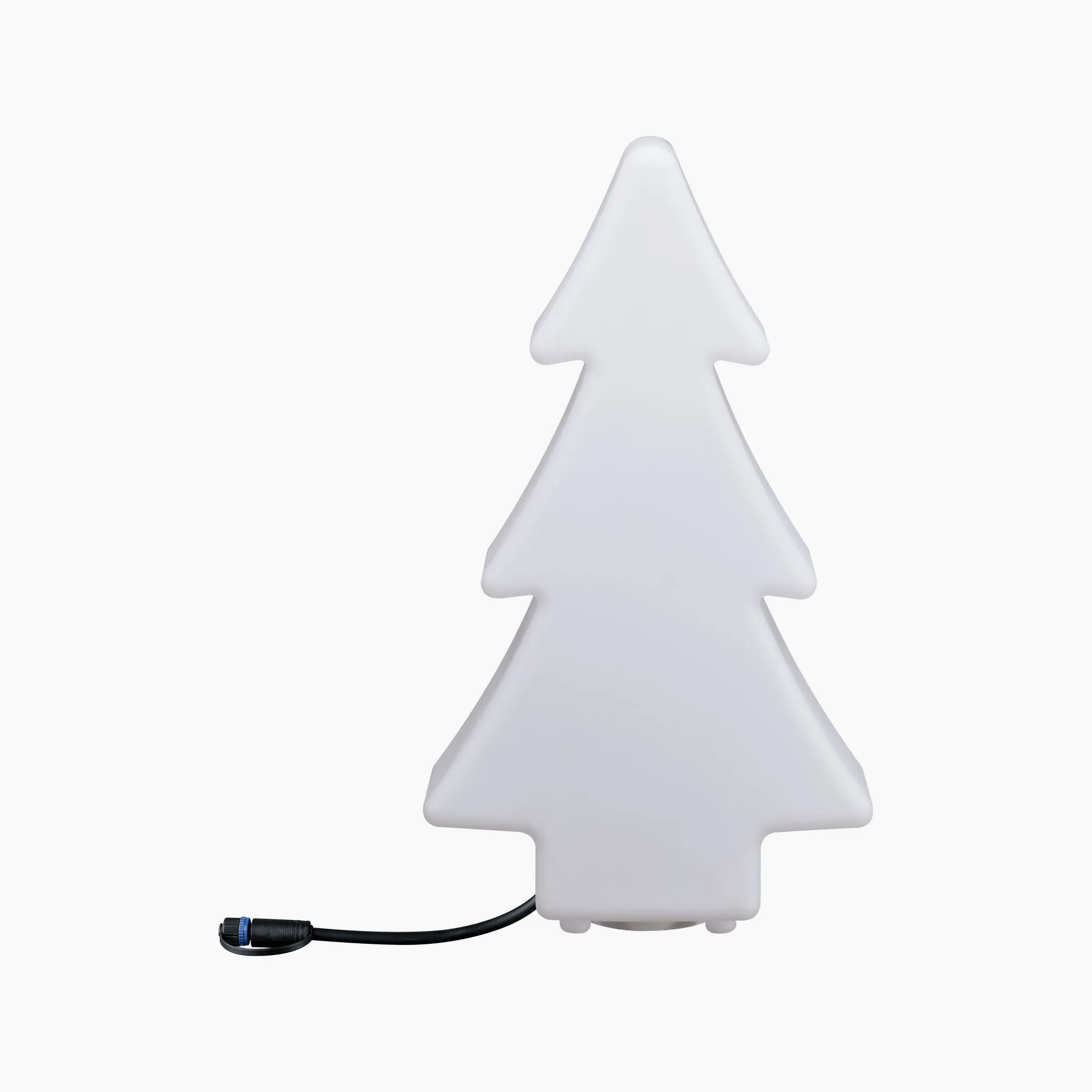 Plug & Shine Outdoor Christmas Tree 2.8W LED Floor Lamp with Ground Spike in White