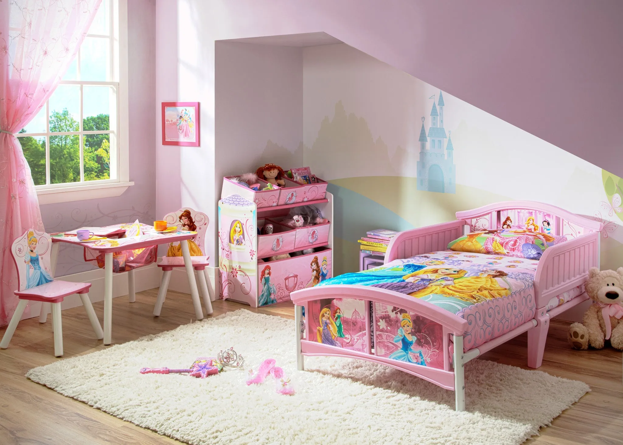 Princess Table & Chair Set with Storage