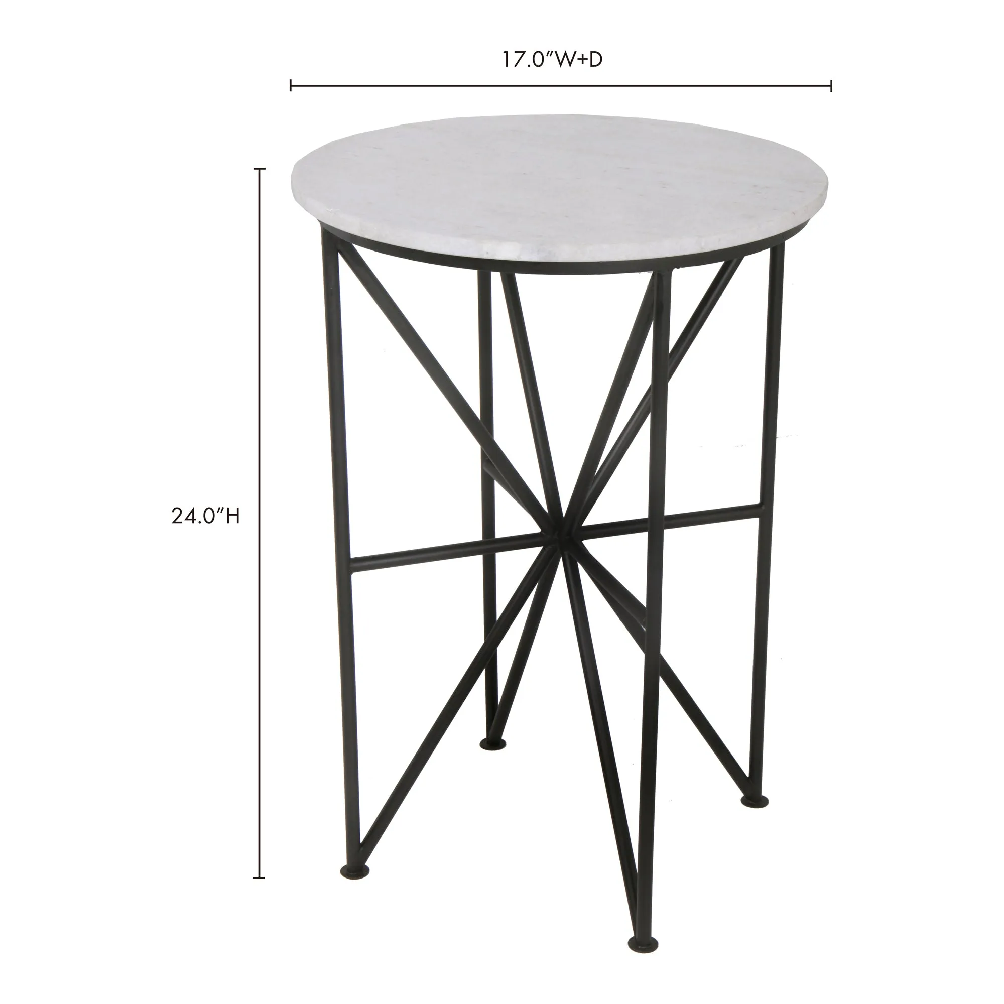 Quadrant Accent Table