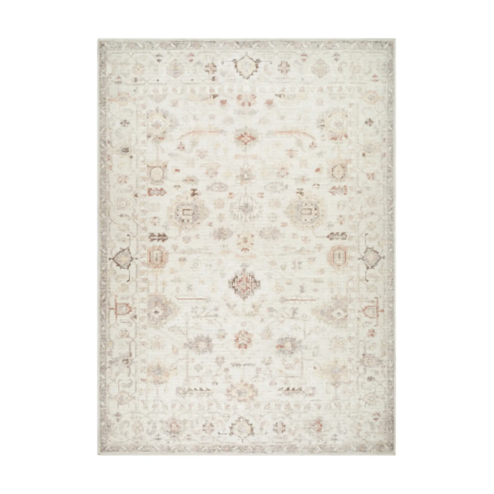 Spokane Ivory / Multi Rug