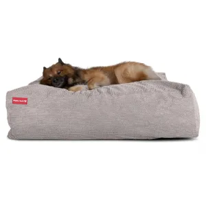 The Crash Pad Memory Foam Dog Bed - Pom Pom Mink