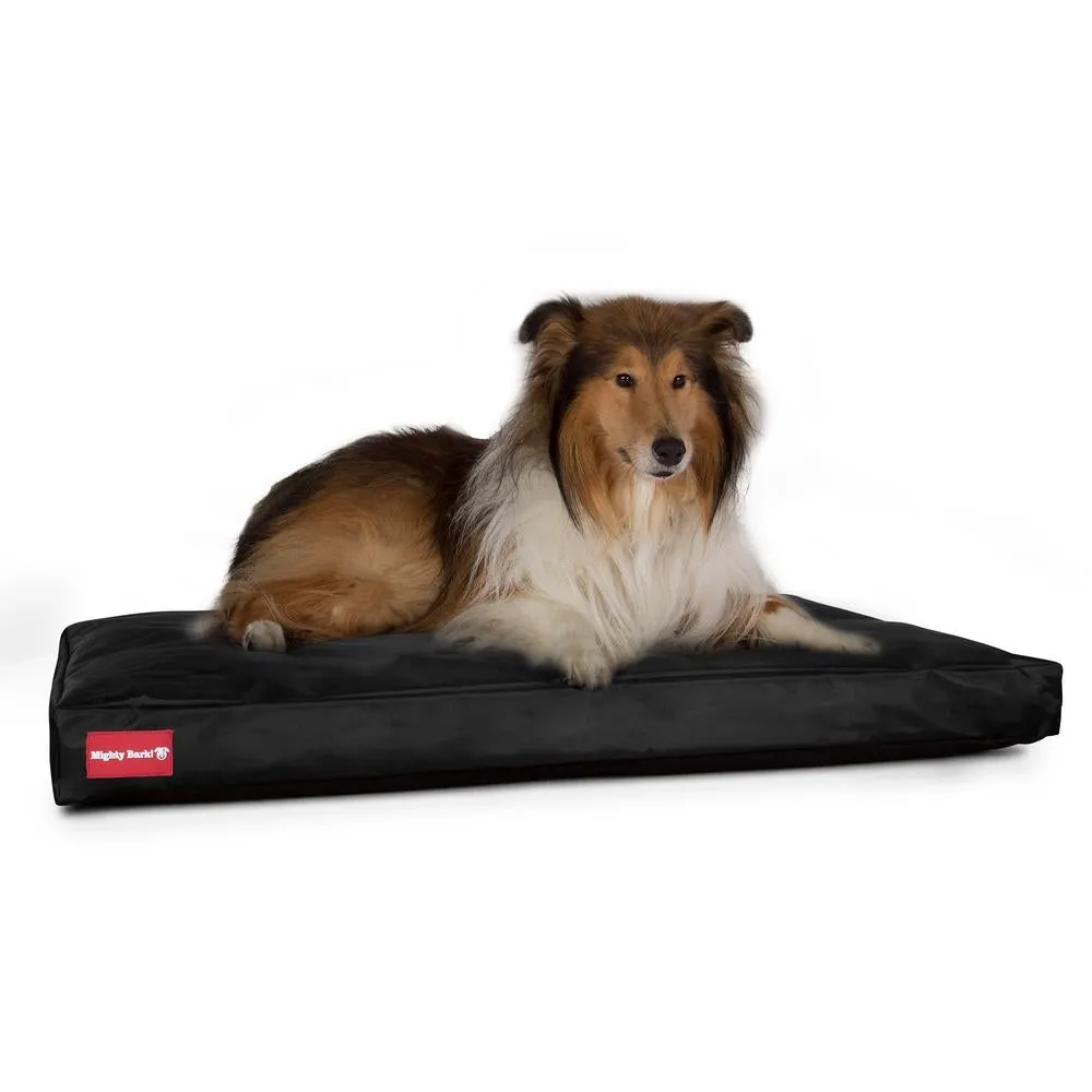 The Mattress Orthopedic Classic Memory Foam Dog Bed - Waterproof Black