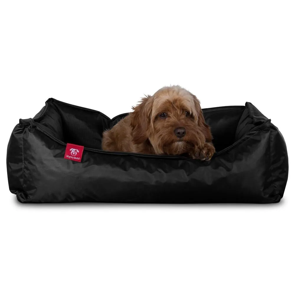 The Nest Orthopedic Memory Foam Dog Bed - Waterproof Black