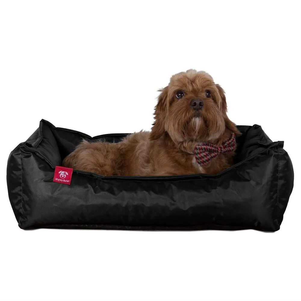 The Nest Orthopedic Memory Foam Dog Bed - Waterproof Black