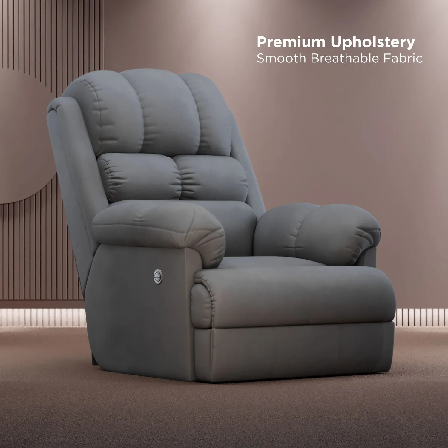 The Sleep Company Luxe Motorised Recliner Sofa