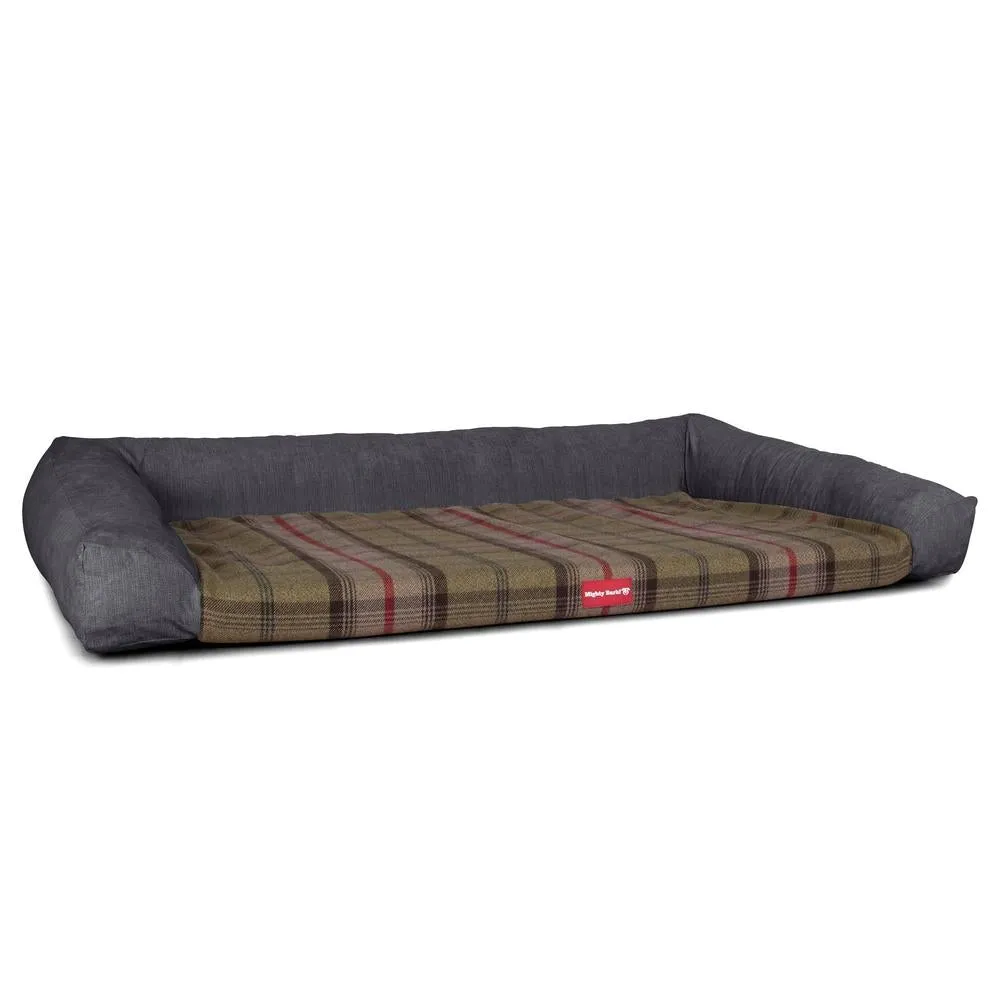 The Sofa Orthopedic Memory Foam Sofa Dog Bed - Tartan Hunter