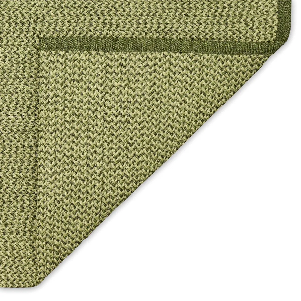 Trans-Ocean CALAIS Indoor/Outdoor Power Loomed  Durable Area Rug  - Green