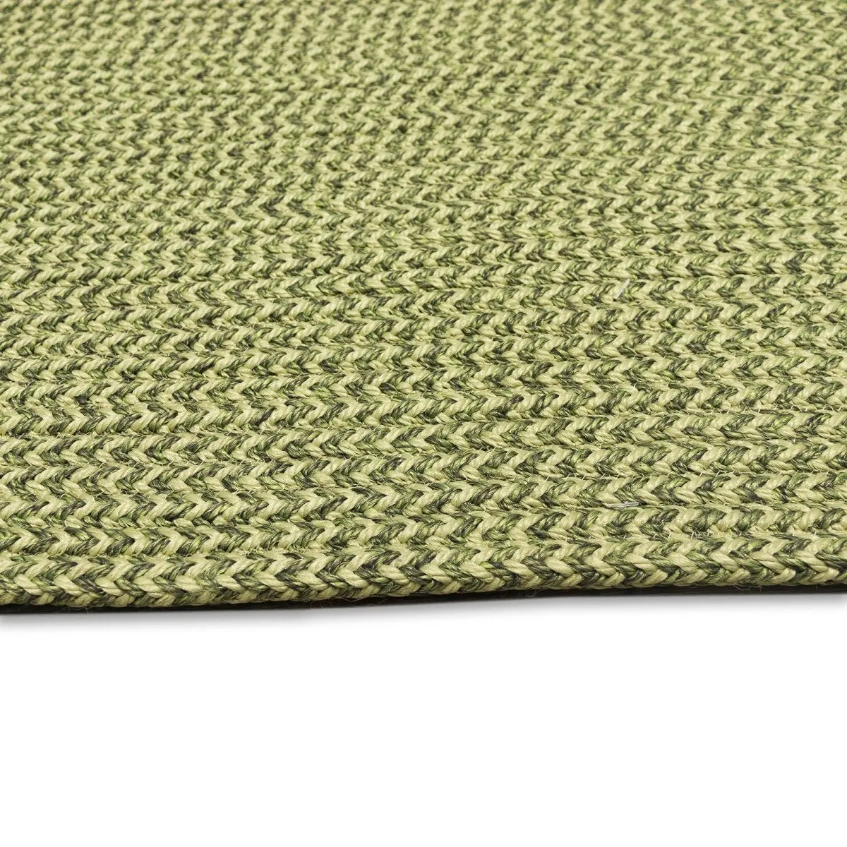 Trans-Ocean CALAIS Indoor/Outdoor Power Loomed  Durable Area Rug  - Green