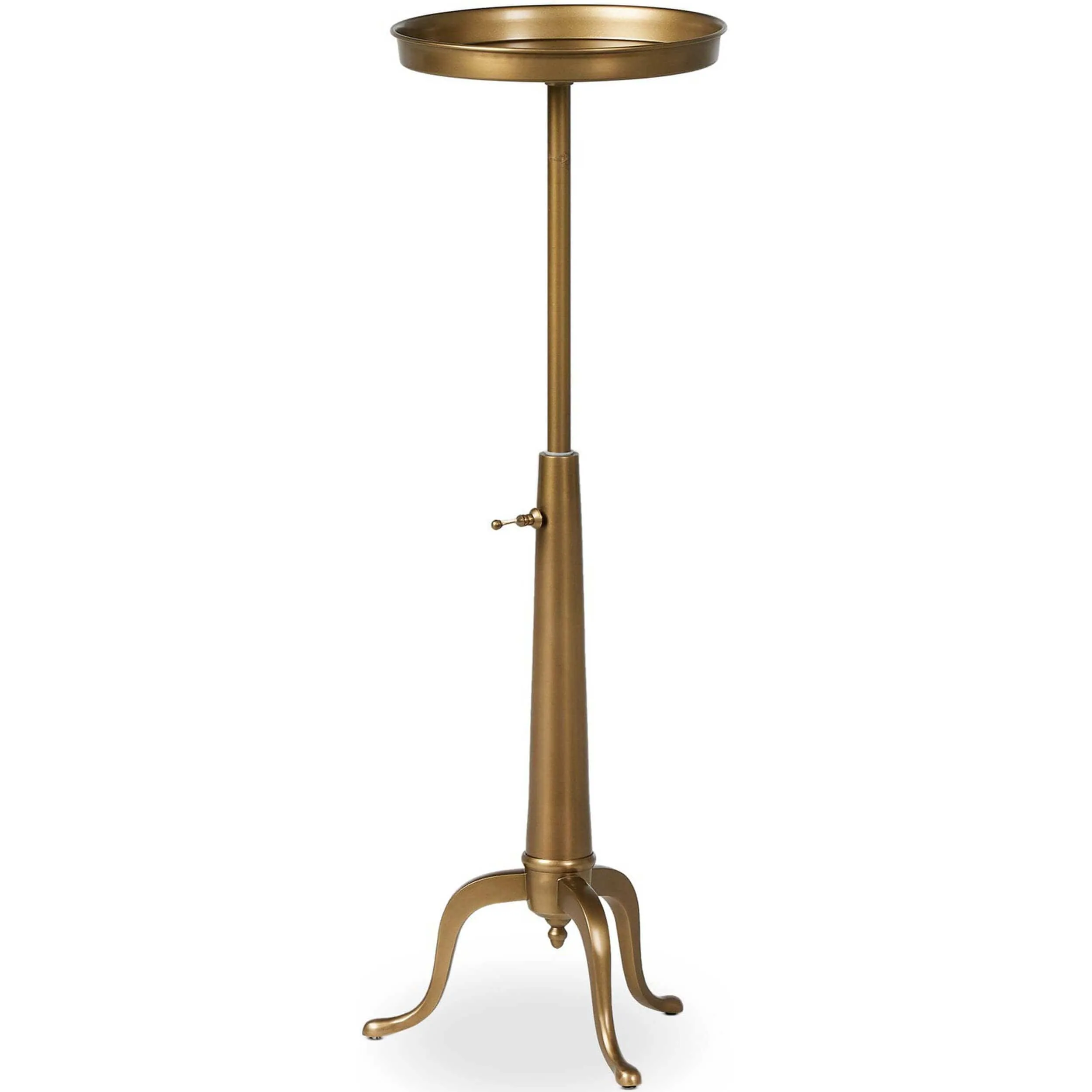 Umi End Table, Dark Matte Brass