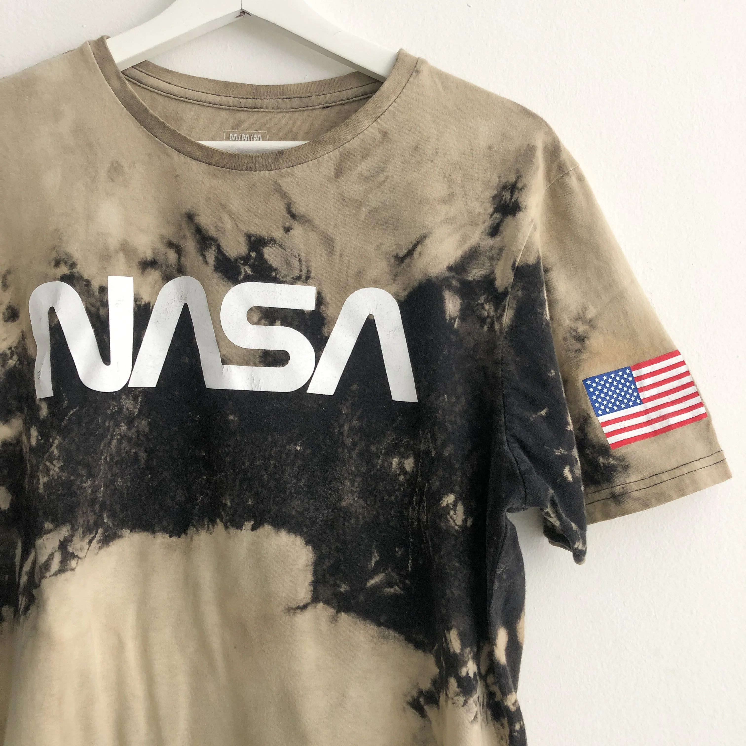 Upcycled NASA Tie Dye Tee