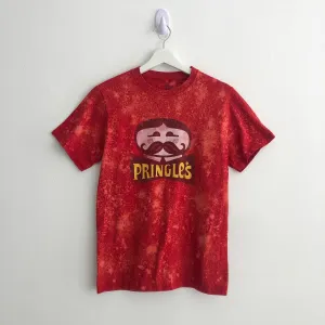 Upcycled Pringles Bleach Dye Tee