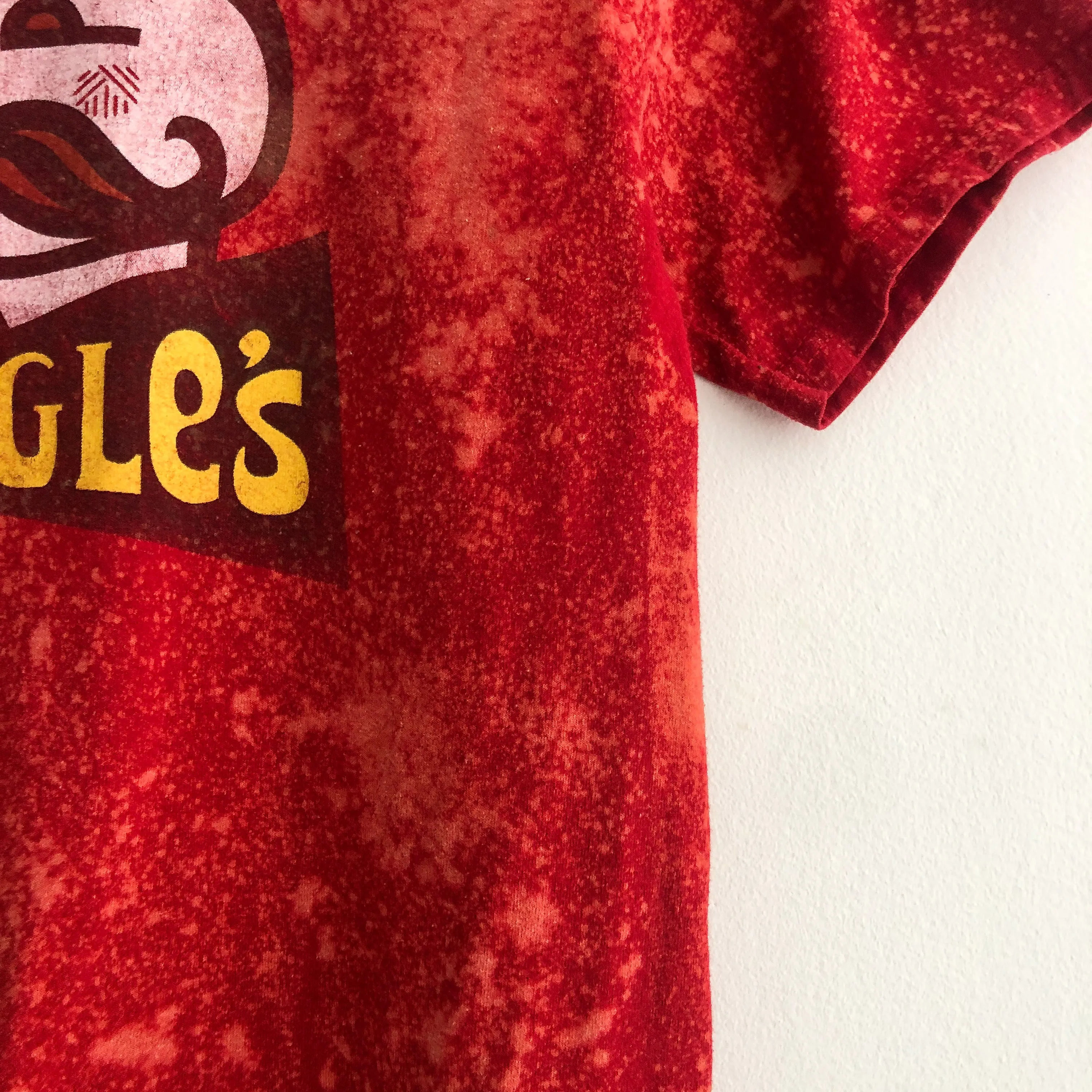 Upcycled Pringles Bleach Dye Tee