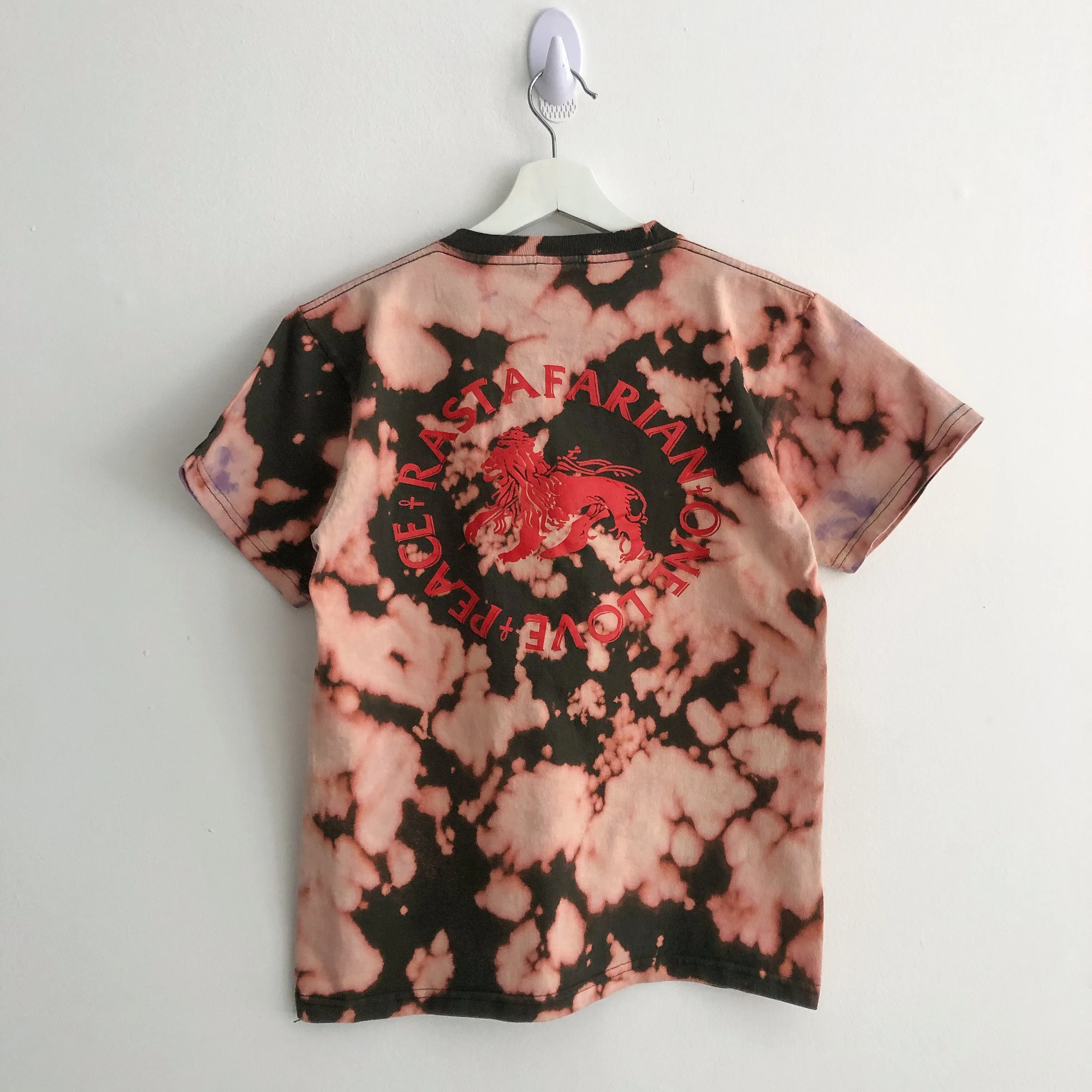 Upcycled Raggae Bleach Dye Tee