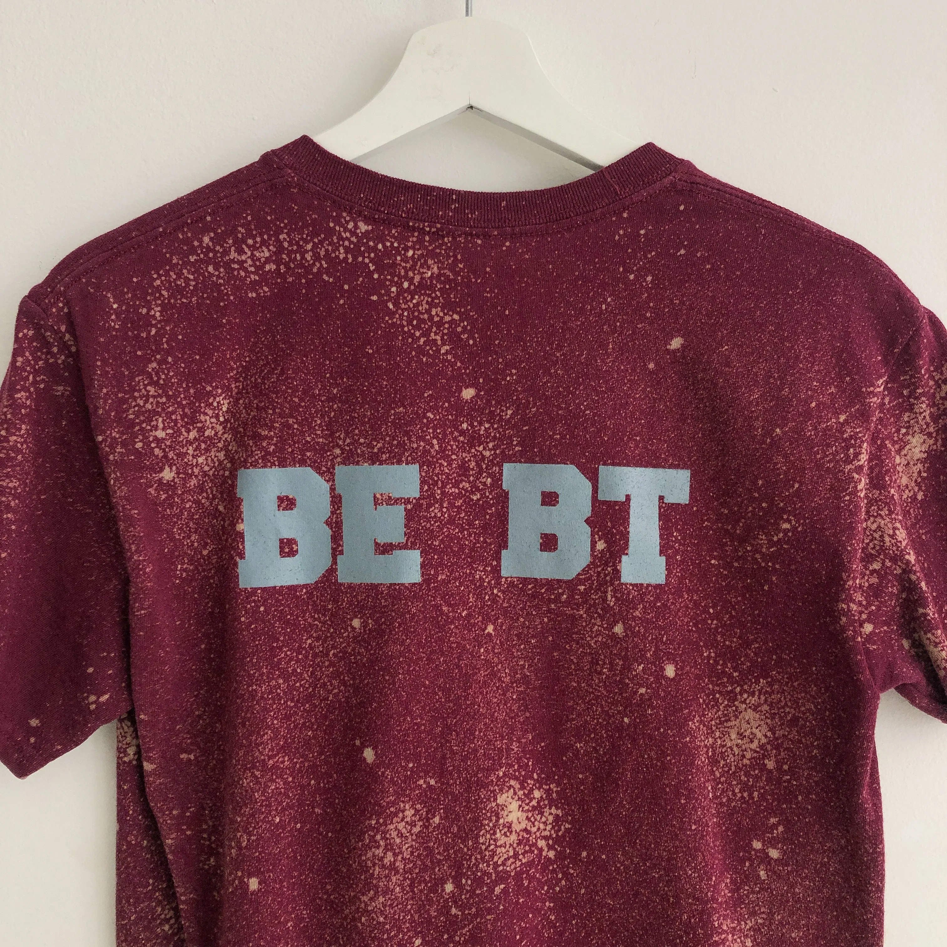 Upcycled Titans Bleach Dye Tee