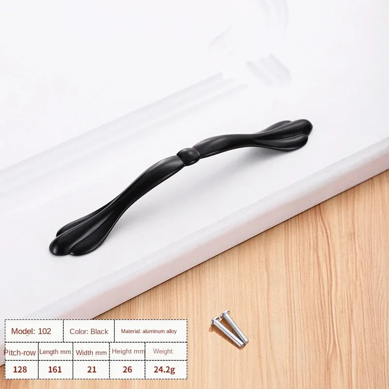 Wardrobe window hardware accessories handle drawer cabinet aluminum alloy handle