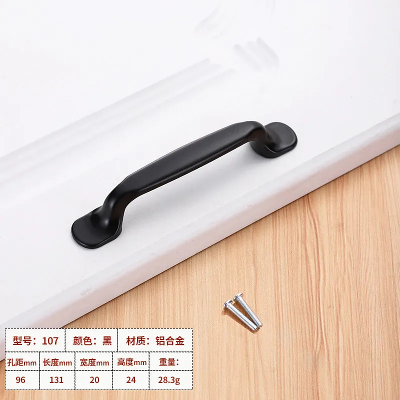 Wardrobe window hardware accessories handle drawer cabinet aluminum alloy handle