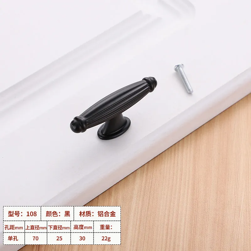 Wardrobe window hardware accessories handle drawer cabinet aluminum alloy handle