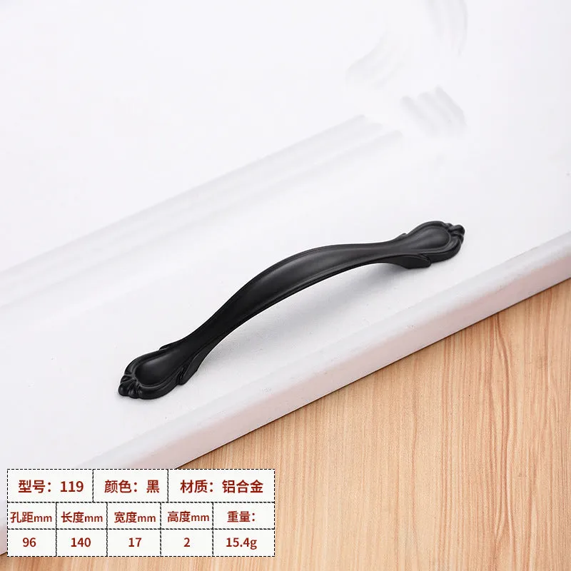 Wardrobe window hardware accessories handle drawer cabinet aluminum alloy handle