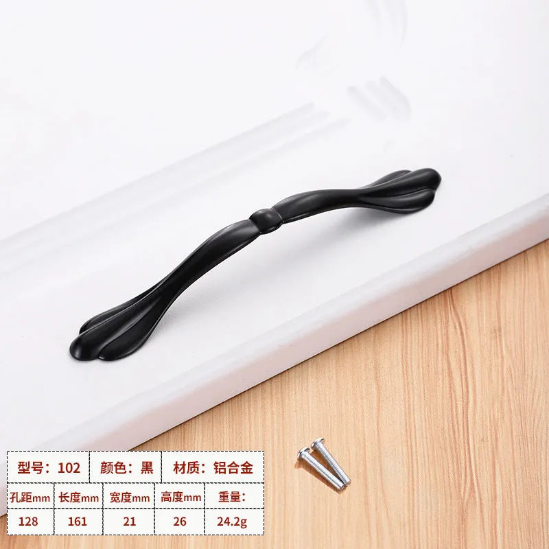 Wardrobe window hardware accessories handle drawer cabinet aluminum alloy handle